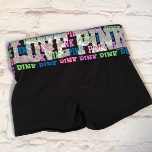 Pink By Victoria’s Secret Shorts.  Studs & Sparkle! Size XS. Stretchy.